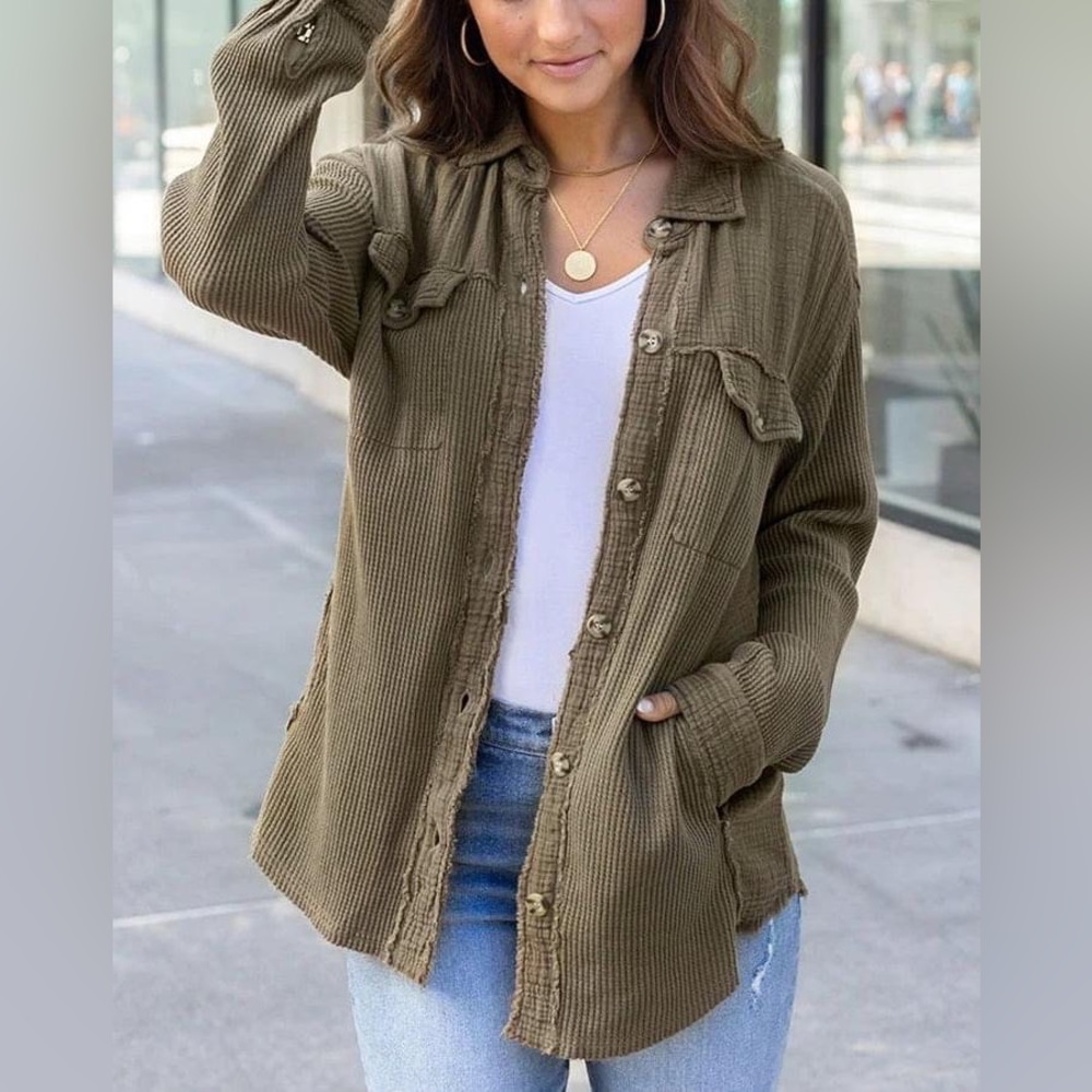 Grace and Lace boyfriend shacket.